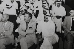 حضور الموسم الثقافي للمشروع 1981-1982-يظهر عبدالعزيز بن تركي وناصر  فخرو